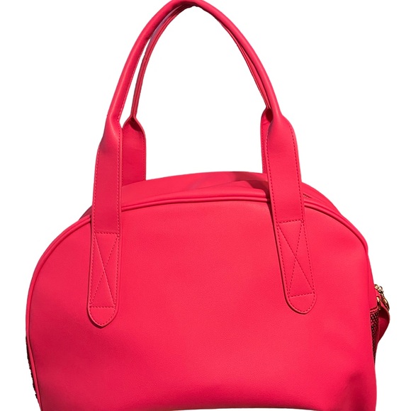 Juicy Couture Los Angeles NWT Pink Sequined Queen of Everything Messenger Bag - Picture 6 of 12